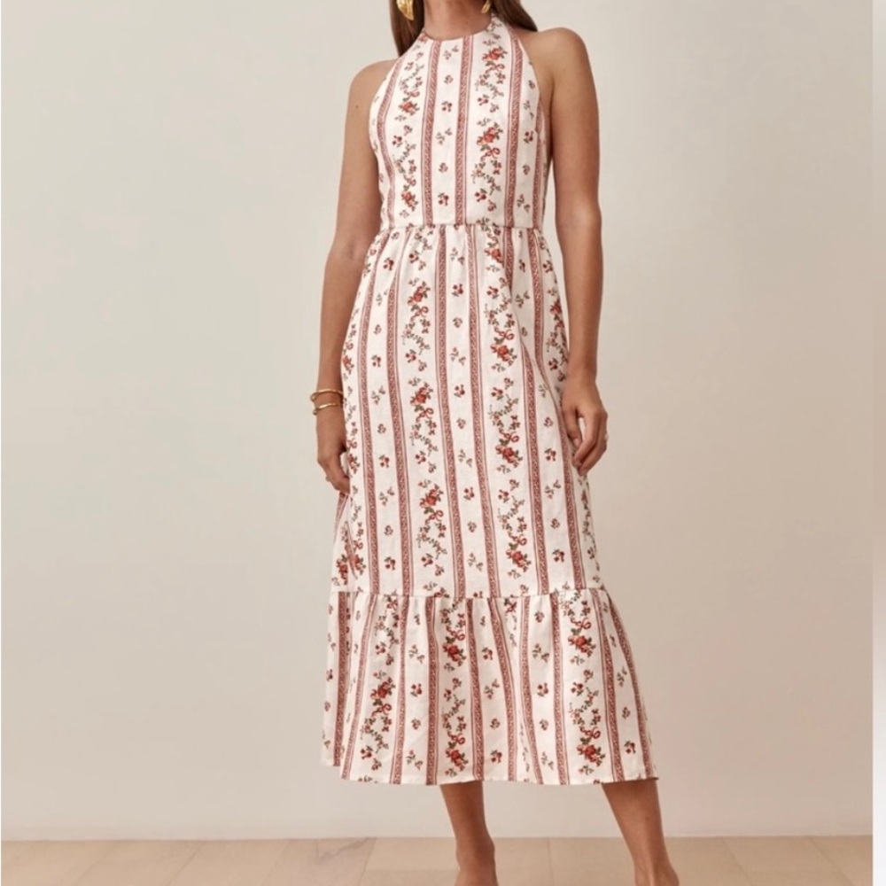 Reformation midi dress size 2